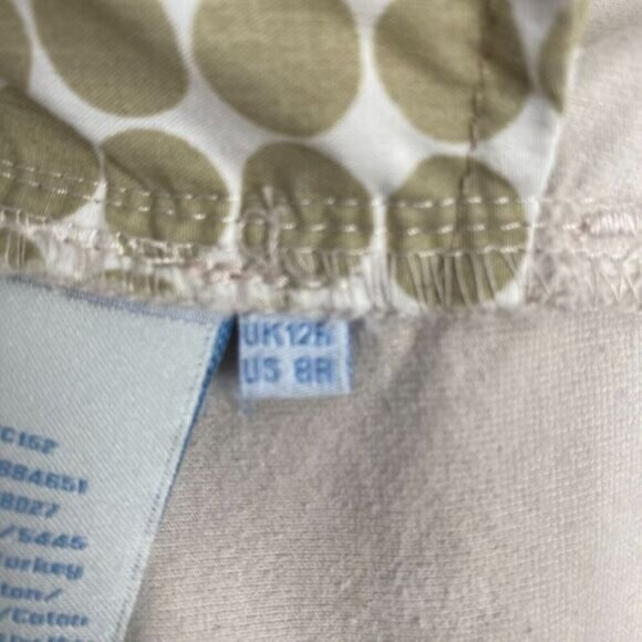 Boden Womens Pants Tan Size 8 Ankle Mid Rise  Stretch Cotton Blend Soft Comfort - Picture 13 of 15